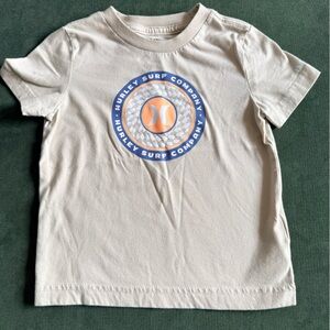 Hurley Cream and Blue Kids Graphic Tee